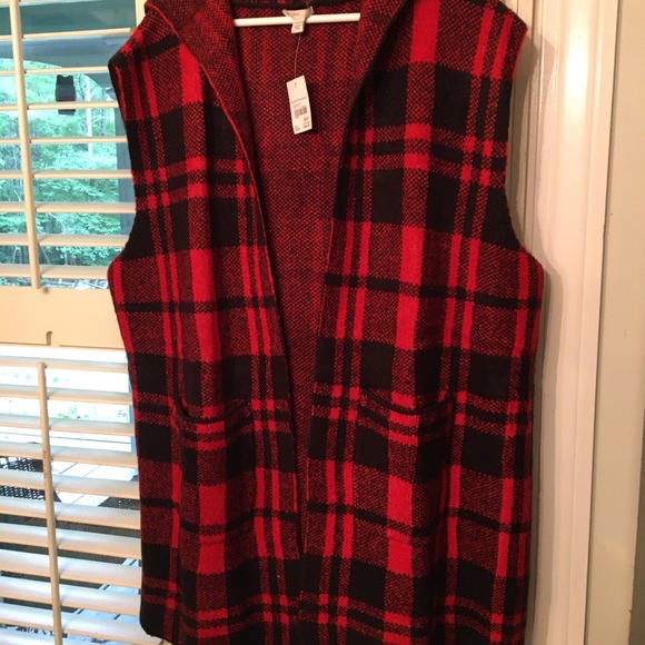 Est. 1946 Jackets & Blazers - Sweater Vest with hoodie and 2 front pockets.